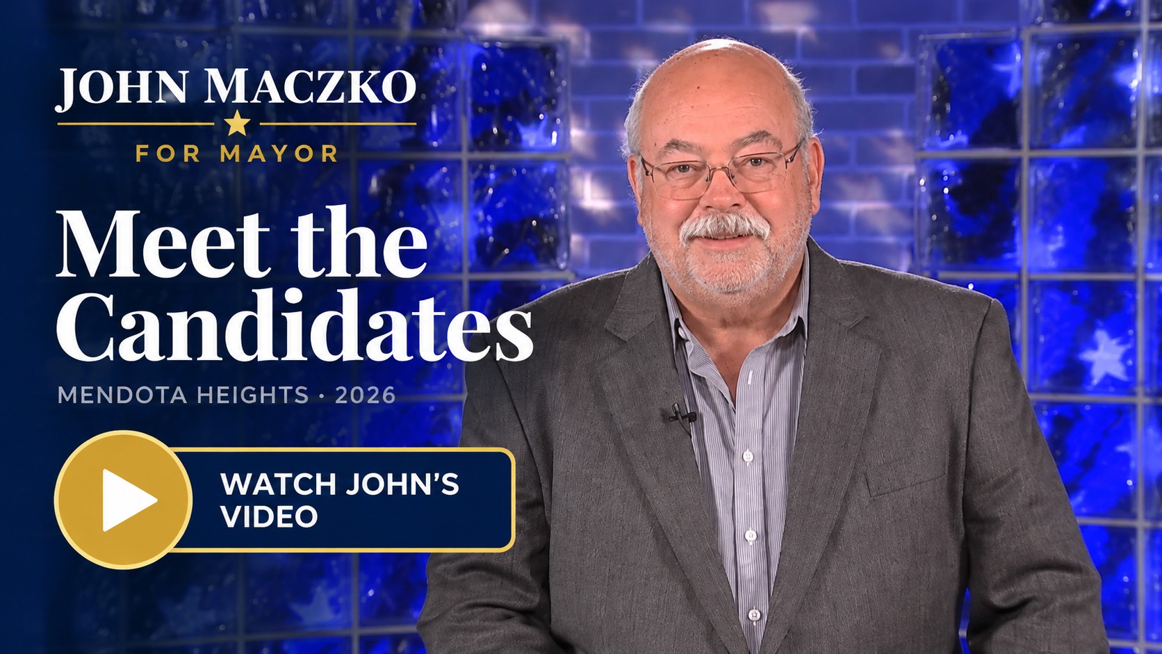 John Maczko speaking at the 2026 Meet the Candidates event