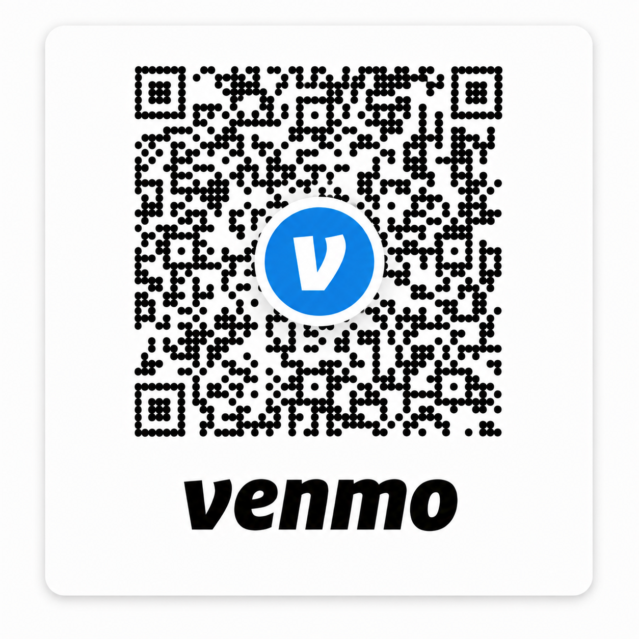 Venmo QR code for John Maczko for Mayor